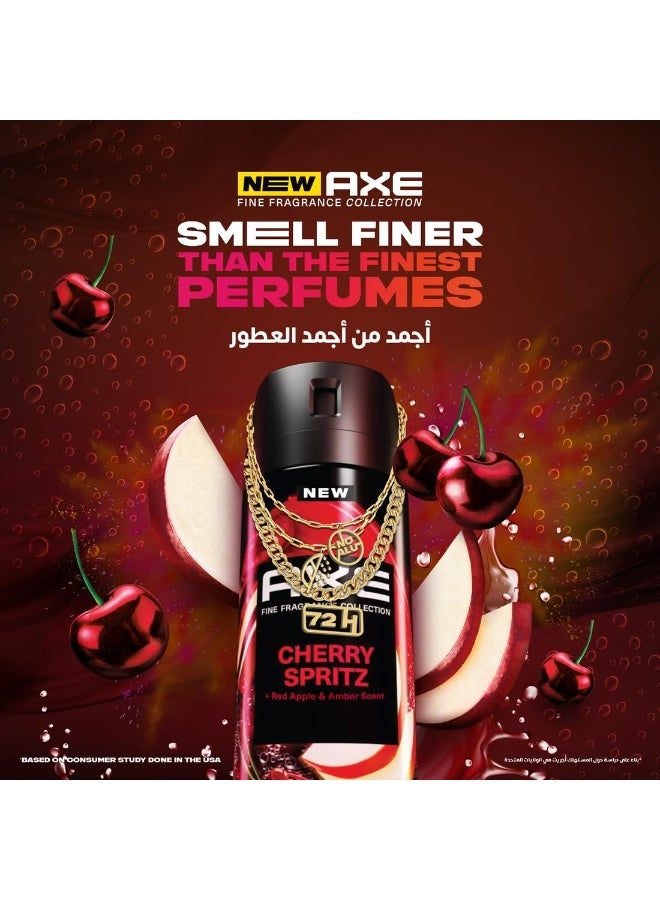 أكس بخاخ مزيل عرق للجسم برائحة الكرز من أكس يدوم 72 ساعة  150 مل - Image 4